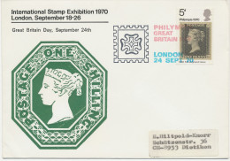 GB 1970 Philympia London - Great Britain Day On Very Fine Cover To Switzerland - Storia Postale