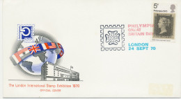 GB 1970 Philympia London - Great Britain Day On Very Fine Cover - Cartas & Documentos