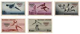 221968 HINGED RUANDA URUNDI 1960 17 JUEGOS OLIMPICOS VERANO ROMA 1960 - Ongebruikt