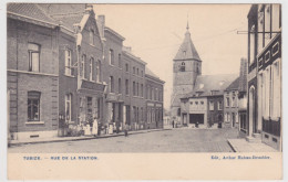 Tubize - Rue De La Station - Grand Bazar - Edit. Arthur Hublau-Devadder - Tubeke