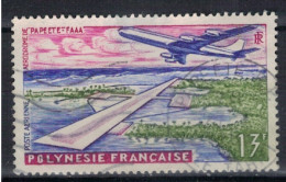 POLYNESIE     N°  YVERT  N° PA 5   OBLITERE   ( OB 6/21 ) - Used Stamps