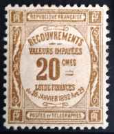 FRANCE                   TAXE 45                 NEUF* - 1859-1959 Neufs