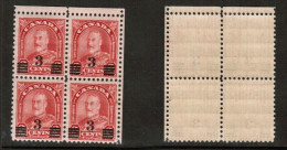 CANADA   Scott # 191** MINT NH Upper Right CORNER BLOCK Of 4 (CPB-91) - Blocks & Sheetlets