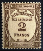 FRANCE                   TAXE 62                     NEUF* - 1859-1959 Neufs