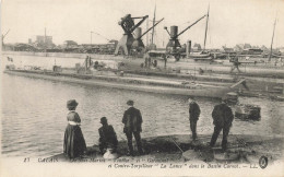 Calais * Les Sous Marins VENTOSE & GERMINAL * Et Bateau Navire Guerre Contre Torpilleur LA LANCE Bassin Carnot - Calais