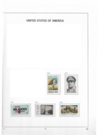 1971 MNH USA  Year Complete According To DAVO Album, Postfris** - Años Completos