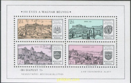 55185 MNH HUNGRIA 1971 BUDAPEST 71. EXPOSICION FILATELICA INTERNACIONAL. CENTENARIO DEL SELLO HUNGARO - Autres & Non Classés