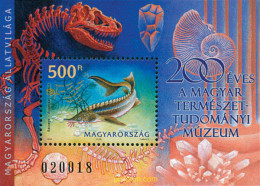 104207 MNH HUNGRIA 2002 200 ANIVERSARIO DEL MUSEO DE CIENCIAS NATURALES - Ongebruikt