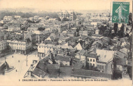 FRANCE - 51 - Châlons-sur-Marne - Panorama Vers La Cathédrale, Pris De Notre-Dame - Carte Postale Ancienne - Châlons-sur-Marne