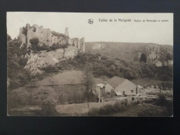 VALLÉE DE LA MOLIGNÉE «  RUINES DE MONTAIGLE ET SCIERIE » PANORAMA.NELS - Anhée