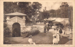 FRANCE - 63 - Châtel-Guyon - Un Coin Du Parc - Les Sources Germaine Et Deval - Carte Postale Ancienne - Clermont Ferrand