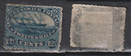 Timbre Oblitéré De New Brunswick De 1860 N°8 - Unused Stamps