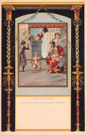 ILLUSTRATION NON SIGNES - Casa Dei Vettii - Ercole Bambino Chestrozza I Serpenti - Carte Postale Ancienne - Non Classificati