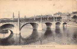 FRANCE - 71 - Châlons-sur-Saône - Le Pont Saint-Laurent - Carte Postale Ancienne - Chalon Sur Saone