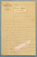 ● L.A.S 1862 Michel MASSON écrivain Et Journaliste - Société Des Gens De Lettres - Lettre Autographe à Un Confrère - Schriftsteller