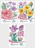 Romania / Roemenië - Postfris / MNH - Complete Set Flowers 2023 - Nuevos
