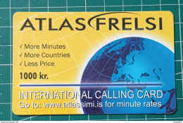 ENGLAND PHONECARD ATLAS FRELSI PREPAID - Other & Unclassified