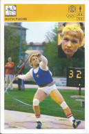 Trading Card KK000272 - Svijet Sporta Athletics Germany Ruth Fuchs 10x15cm - Athletics