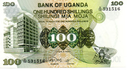 Ouganda - Pk N° 14b - 100 Shillings - Ouganda