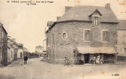 PIRIAC, RUE DE LA PLAGE, LA POSTE, PERSONNAGES REF 7259 - Poste & Facteurs