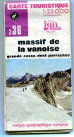 IGN - Carte Touristique 1:25000 - 2.36 - Massif De La Vanoise - 1977 - Edition 1 - Cartes Topographiques