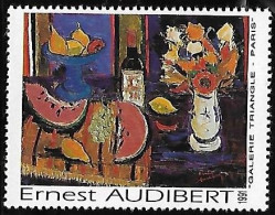 Erinnophilie - Vignette** Gommée Neuve - 1991 - Ernest AUDIBERT - Art - Galerie Triangle - Paris - Peinture - Tableau - - Other & Unclassified