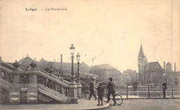 BELGIQUE - Liège - La Passerelle - Carte Postale Ancienne - Liege