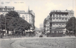 BELGIQUE - Liège - Place Du Théâtre - Animée - Carte Postale Ancienne - Liege