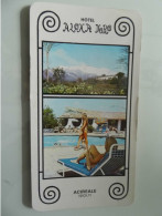 Cartolina  Viaggiata Pubblicitaria "HOTEL ALOA D'ORO ACIREALE ( SICILY )" 1980 - Acireale