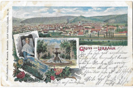 Germany 1900 Loerrach Litho Postcard Ge.24 - Loerrach