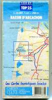 IGN - Carte Touristique Locale 1:25000 - 1337 ET - Bassin D'Arcachon - 1989 - Cartes Topographiques