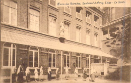 BELGIQUE - Liège - Œuvre Des Retraites - Boulevard D'Avroy - Le Jardin - Carte Postale Ancienne - Liège