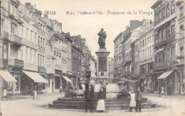 BELGIQUE - Liège - Rue Vinâve-d'Ile - Fontaine De La Vierge - Animée - Carte Postale Ancienne - Liege