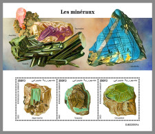 DJIBOUTI 2022 MNH Minerals Mineralien Mineraux M/S - OFFICIAL ISSUE - DHQ2312 - Minéraux