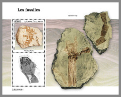 DJIBOUTI 2022 MNH Fossils Fossilien Fossiles S/S I - OFFICIAL ISSUE - DHQ2312 - Fossielen