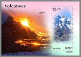 LIBERIA 2022 MNH Volcanoes Vulkane Volcans S/S I - OFFICIAL ISSUE - DHQ2312 - Volcans