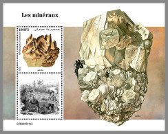 DJIBOUTI 2022 MNH Minerals Mineralien Mineraux S/S II - IMPERFORATED - DHQ2312 - Minéraux