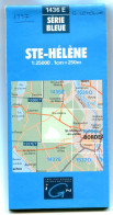 IGN - Série Bleue 1:25000 - 1436 E - Ste Hélène - 1997 - édition 3 - Cartes Topographiques