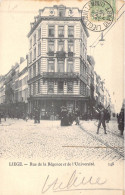 BELGIQUE - Liège - Rue De La Régence Et De L'Université - Carte Postale Ancienne - Liege