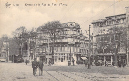 BELGIQUE - Liège - Entrée De La Rue Du Pont D'Avroy - Animée - Carte Postale Ancienne - Liège