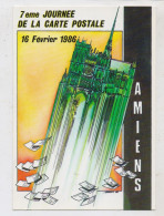 7eme Journee De La Carte Postales, Amiens 1986 - Bourses & Salons De Collections
