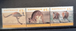 AUSTRALIE Kangourou, Kangourous, Marsupiaux. Yvert N° 1368/70  Dentelé ** MNH - Andere & Zonder Classificatie