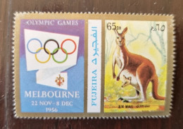 FUJEIRA Kangourou, Kangourous, Marsupiaux. 1 Valeur JO Melbourne 1956 ** MNH - Other & Unclassified