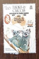 TURKS ET CAICOS Koalas, Koala, Marsupiaux, Darwin ,1 Valeur émise En 1982 ** MNH - Andere & Zonder Classificatie