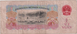 CHINE-BILLET-1 BILLET DE 1 YUAN 1960 - Sonstige – Asien