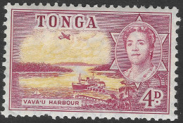 Tonga. 1953 Definitives. 4d MH. SG 106 - Tonga (...-1970)