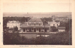 FRANCE - 78 - St-Cyr-l 'Ecole - Gare De L'Etat Et Vue Générale Sur L'Aviation - Carte Postale Ancienne - St. Cyr L'Ecole