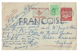 Carte Postale Sans Illustration. Salon De La Navigation Mosane 1954 - Poste & Facteurs