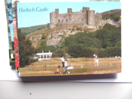 Wales Gwynedd Harlech Castle And Golf - Gwynedd