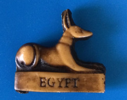 Animal Dog Shaped Ancient Egypt  Souvenir Fridge Magnet, From Egypt - Dieren & Fauna